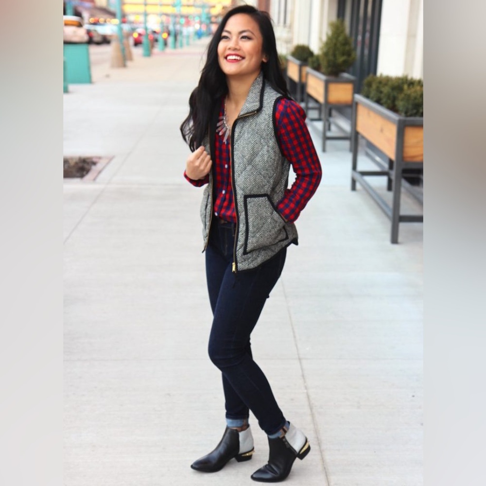 J.Crew Factory | Herringbone Down Vest
